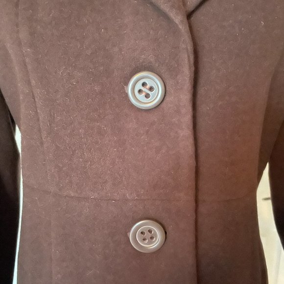 Kristen Blake Brown Wool Coat - Picture 5 of 16